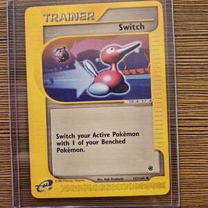 Pokemon Trainer Switch Card